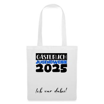 Jugendweihe 2025 Livre d’or Cadeau Filles Garçons - Sac en tissu - blanc - Devant