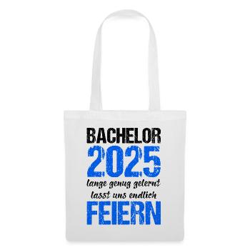 Bachelor 2025 Assez appris Cadeau Etudiant Uni - Sac en tissu - blanc - Devant