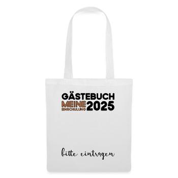Guestbook School Enrollment 2025 Young Girls Schoolchild - Tote Bag - white - Front