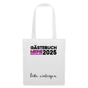 Guestbook School Enrollment 2025 Young Girls Schoolchild - Tote Bag - white - Front