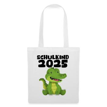 School Child 2025 Young Girls School Enrollment 2025 Decoration - Tote Bag - white - Front