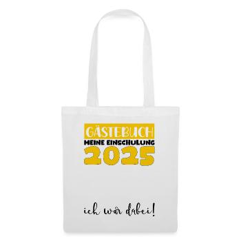 Guestbook School Enrollment 2025 Young Girls Schoolchild - Tote Bag - white - Front