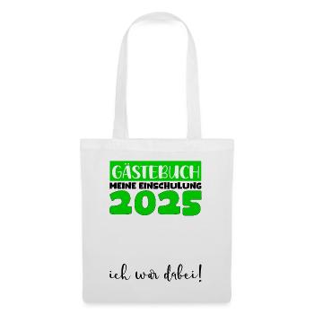 Guestbook School Enrollment 2025 Young Girls Schoolchild - Tote Bag - white - Front