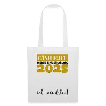 Guestbook School Enrollment 2025 Young Girls Schoolchild - Tote Bag - white - Front