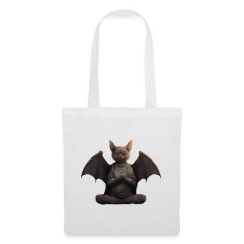 Bats Yoga / Yogi Bat - Tote Bag - white - Front