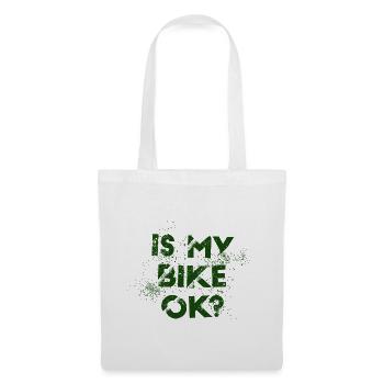 Funny Motorcycle Dirt Bike Biker Is My Bike OK - Tote Bag - white - Front