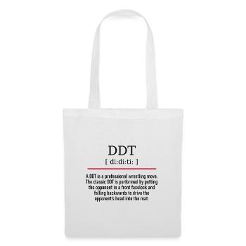 DDT - spelling and description - Stoffbeutel - Weiß - Vorne