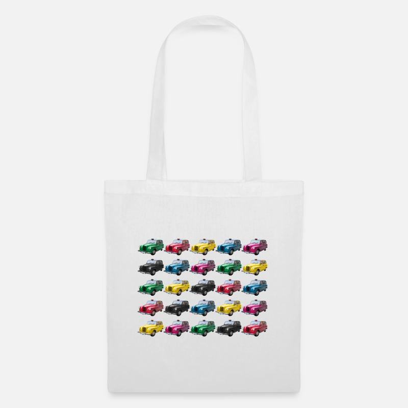 london cabs - Tote Bag - white