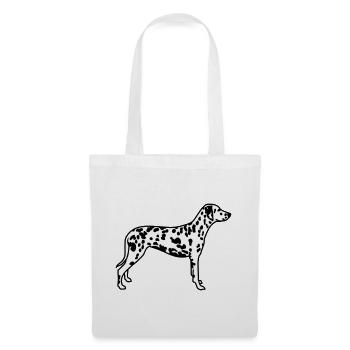 dalmatien - Sac en tissu - blanc - Devant