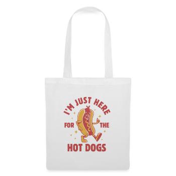I'm Just Here For The Hot Dogs - Tote Bag - white - Front