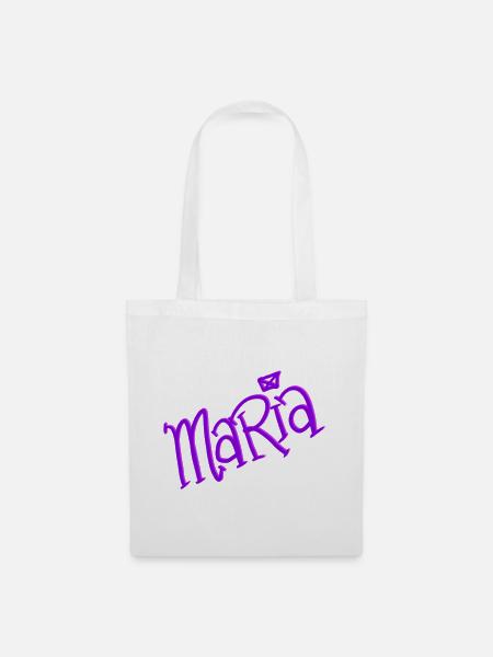 Maria - Stoffbeutel - Weiß