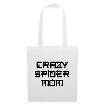 Drôle Crazy Spider Mom Pet Spider Propriétaire - Sac en tissu - blanc - Devant