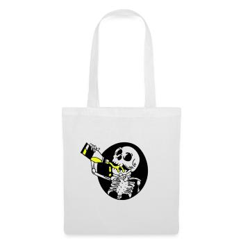 Beer Skeleton - Tote Bag - white - Front