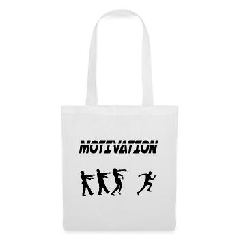 motivation sport running humor zombie - Tote Bag - white - Front