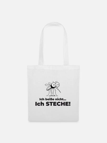 Stechmücke - Stoffbeutel - Weiß