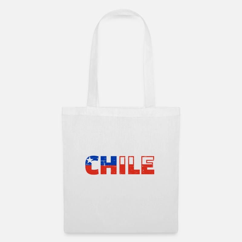 Chile - Stoffbeutel - Weiß