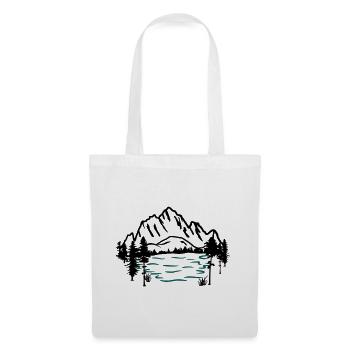 Mountains and lake, mountain and water - Tote Bag - white - Front