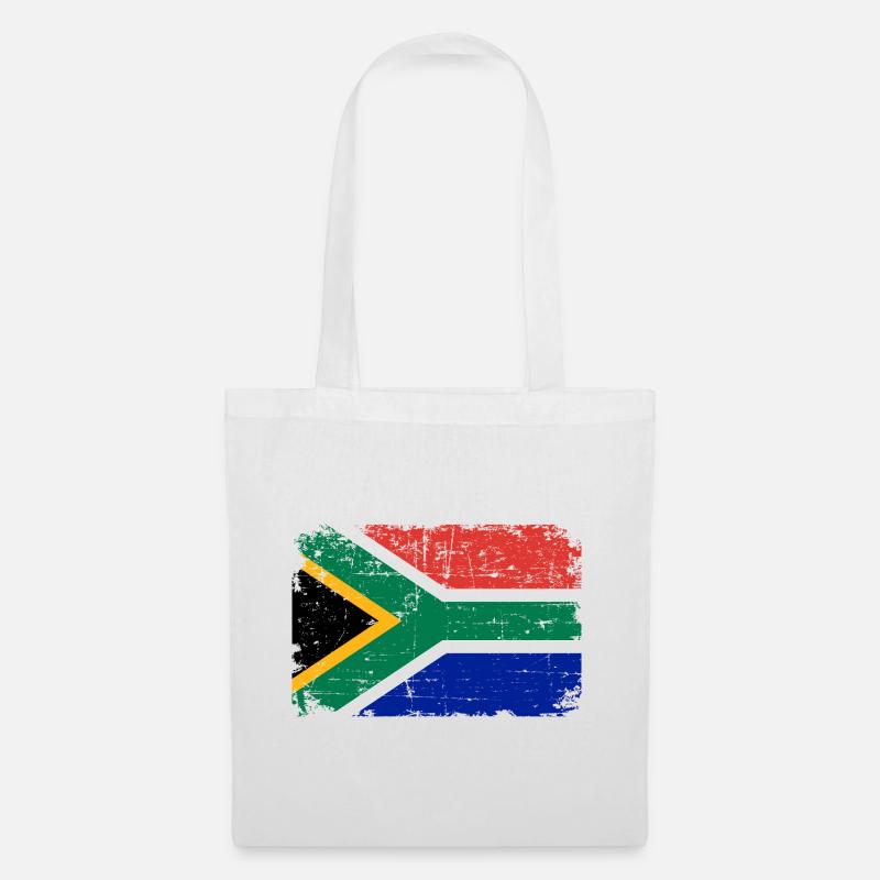 Südafrika - Stoffbeutel - Weiß