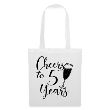 5th Wedding Anniversary Men Women Married Couple - Tote Bag - white - Front