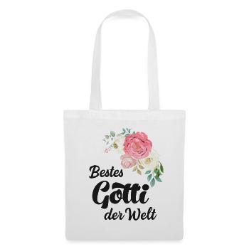 Bestes Gotti Taufpatin Schweiz Patentante - Stoffbeutel - Weiß - Vorne