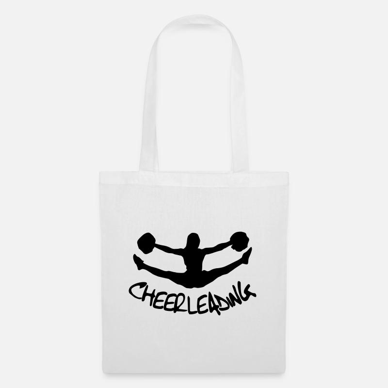 Cheerleading, Cheerleader - Stoffbeutel - Weiß