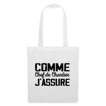 As Site Manager Humor Gift - Tote Bag - white - Front
