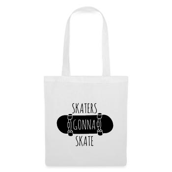 Skaters gonna skate - Tote Bag - white - Front