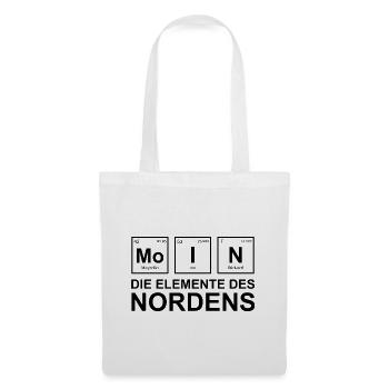Norddeutschland Norden Moin II - Stoffbeutel - Weiß - Vorne