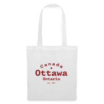 Ottawa - Canada - Ontario - Tote Bag - white - Front