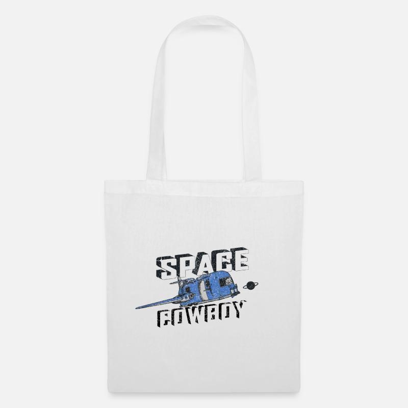 Space COWBOY - Stoffbeutel - Weiß