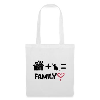 Family Cat Graphic - Tote Bag - white - Front