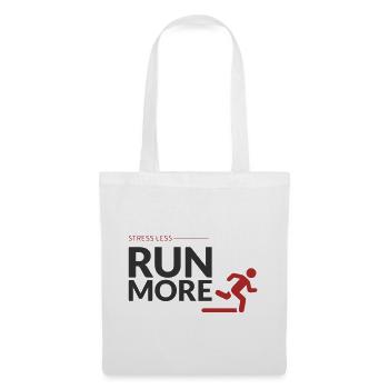 Stress less, run more! - Tote Bag - white - Front