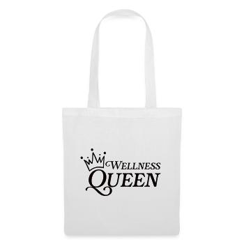 Wellness Queen - Stoffbeutel - Weiß - Vorne