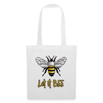 Let it bee bee - Tote Bag - white - Front