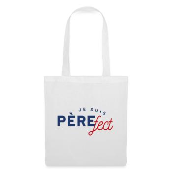 Je suis père-fect - Sac en tissu - blanc - Devant