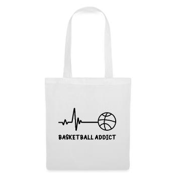 Basketball addict - Sac en tissu - blanc - Devant