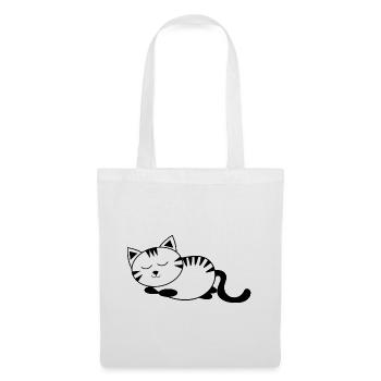 Black Cat Cat Sweet Kitten Christmas Gift - Tote Bag - white - Front