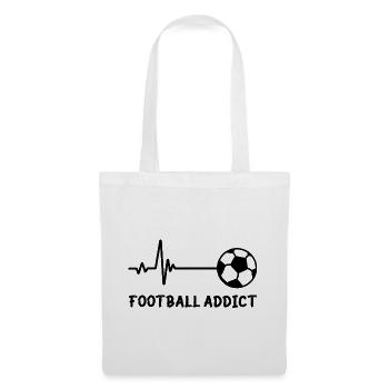 Football Addict - Sac en tissu - blanc - Devant