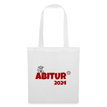 Abitur 2024 - Stoffbeutel - Weiß - Vorne
