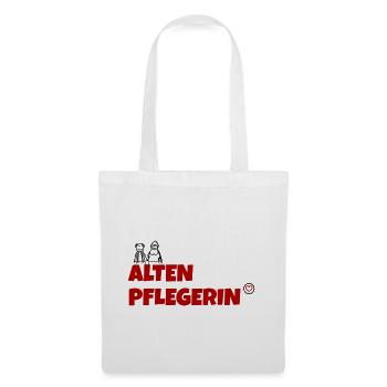 Altenpflegerin - Stoffbeutel - Weiß - Vorne
