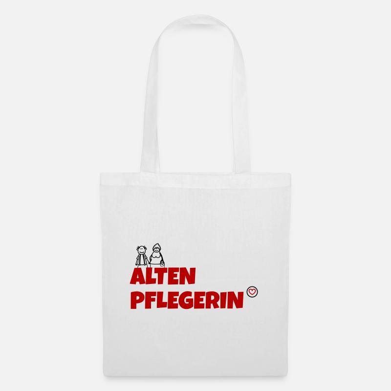 Altenpflegerin - Stoffbeutel - Weiß