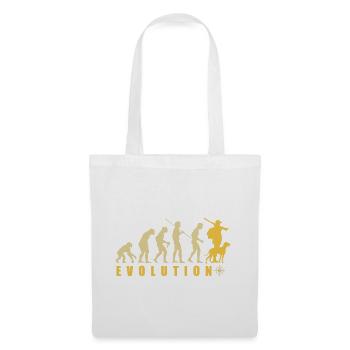 Evolution Hunter Funny Hunting Gift - Tote Bag - white - Front