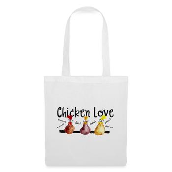 Chicken Love - Tote Bag - white - Front