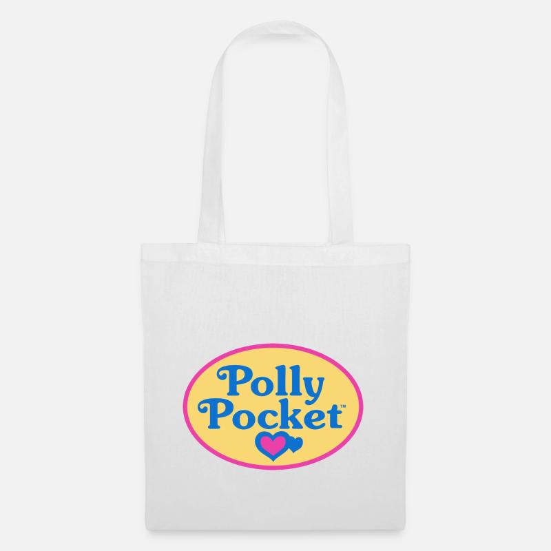 Polly Pocket™ Design Retro Logo - Stoffbeutel - Weiß