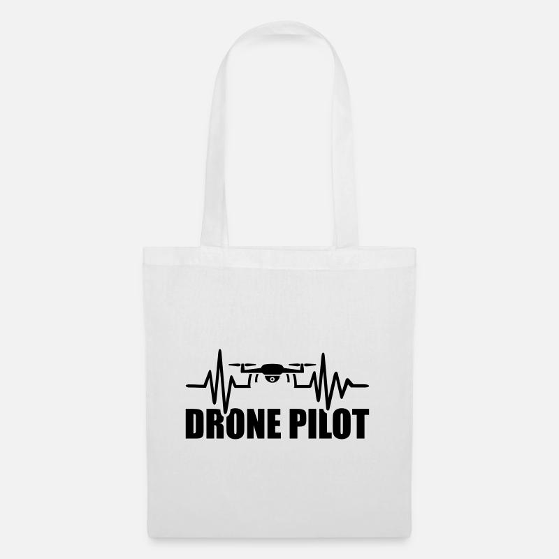 drone - Sac en tissu - blanc
