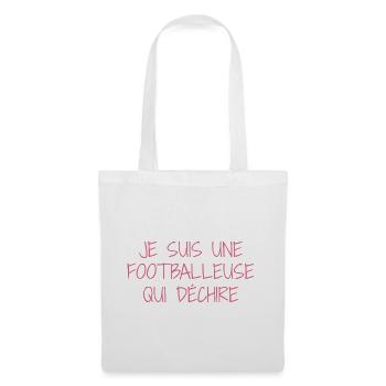 I'm a rocking footballer - Tote Bag - white - Front