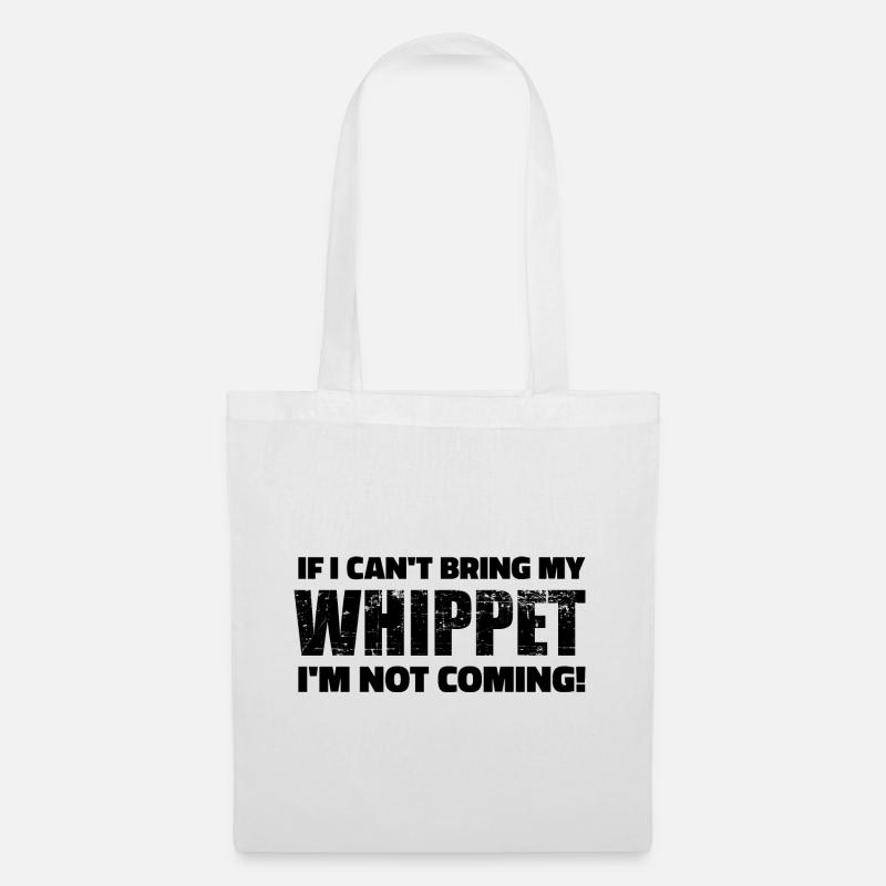 Whippet - Sac en tissu - blanc
