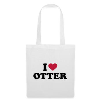 Otter - Stoffbeutel - Weiß - Vorne