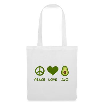 avocat - Sac en tissu - blanc - Devant