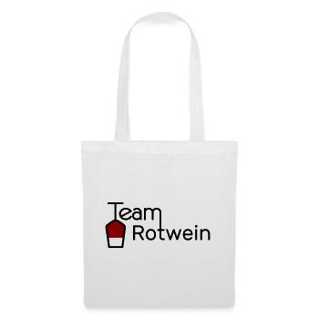 Team Rotwein - Stoffbeutel - Weiß - Vorne